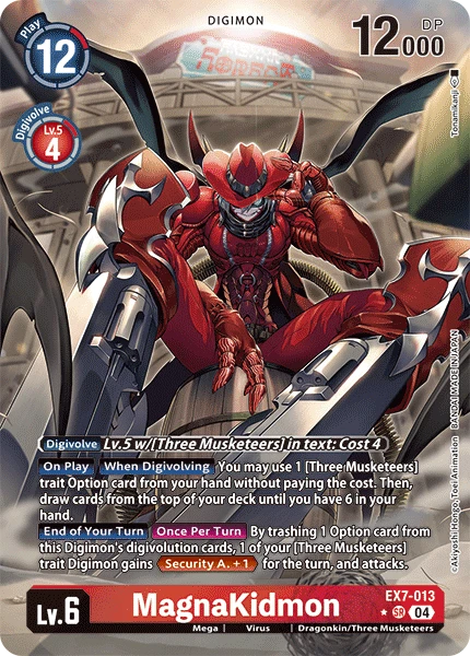 マグナキッドモン WINNER EX7-013 Super 7 Silverhawks Ultimates: Mon-star Pre Transformation